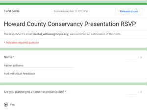 Rachel Williams Registration